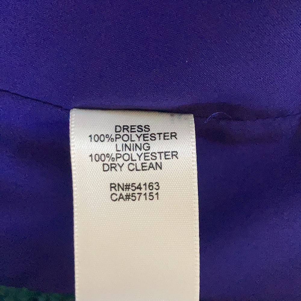 Eliza J. purple belted dress with drape sleeves - Picture 6 of 6